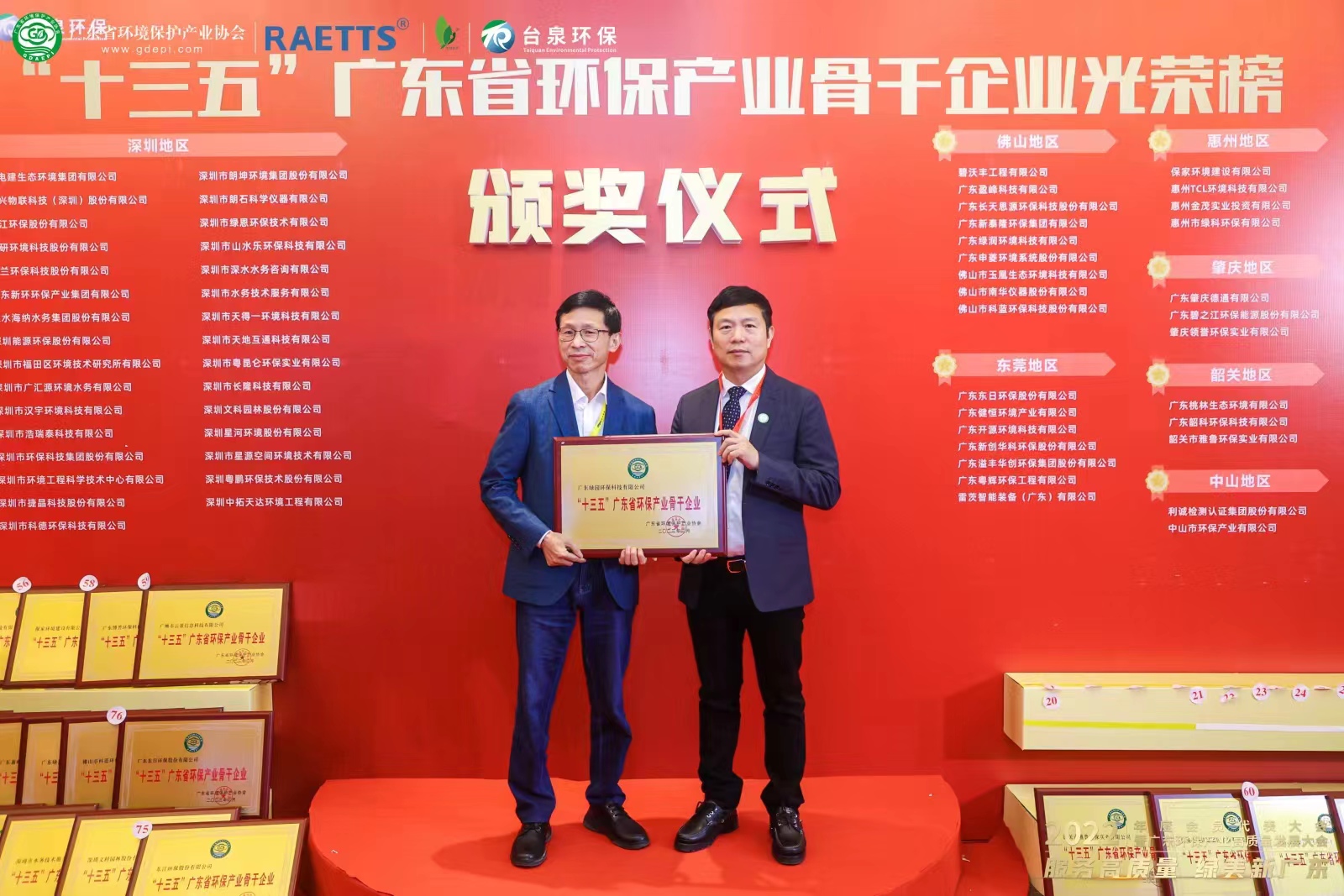 喜訊｜熱烈慶祝我司獲評(píng)“十三五”廣東省環(huán)保產(chǎn)業(yè)骨干企業(yè)